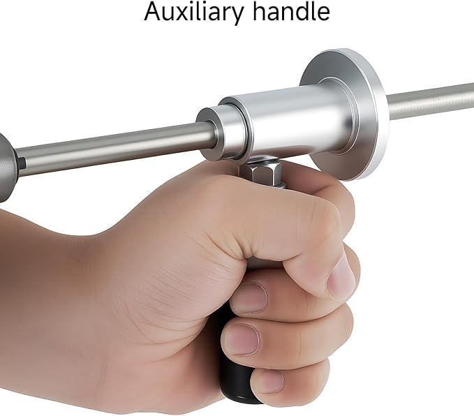 PVC Pipe Inside Cutter with Diamond Grit Wheel & 7-Inch Adjustable Depth for 1-1/2 to 8 Inches, 1/4in Hex Shank for Impact Drivers