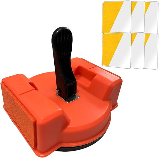 Floor Gap Fixer Tool, Large 4.6IN Laminate Flooring Tools, Enhanced Suction Cup & 6 PCS Sticky Pads for Laminate, Wood, Tile, Vinyl Floor Gap Repair Tool - Durable, Compact, & Efficient Flooring Tools