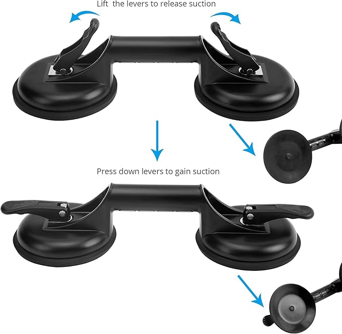 Floor Gap Fixer Tool for Laminate Floor Gap Repair Include Suction Cup and Mallet (Can't use on scraped surface floor)