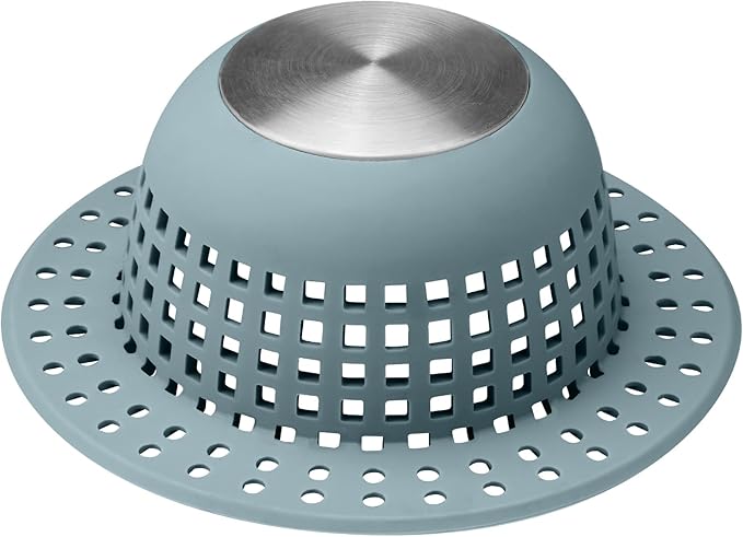 Aluvor Shower Drain Hair Catcher Bathtub Drain Cover Shower Protector for Pop-Up & Regular Drains