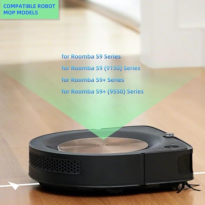 for Roomba S9 Plus Battery Replacement, ABL-B Li-ion Batteria Compatible with iRobot S9+ 9150 9550 S955020 S955880 Vacuum Cleaners High Capacity 4500mAh