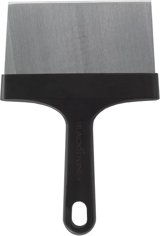 Blackstone Griddle Scraper – Heavy Duty Flat Top BBQ Grill Scraper for Cleaning – Stainless Steel Metal Construction with Long Handle – Multipurpose Kitchen Food Scraper & Chopper Accessories - 5061