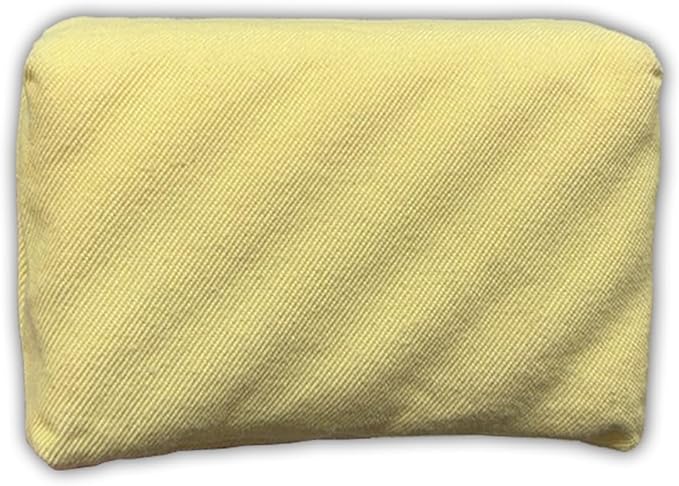 Oatislife Steam Brush Replace Head, Bristle Free Cleaning for Grills & Griddles, Fit for All Types Grill, Heat-Resistant & Dishwasher Safe, Yellow
