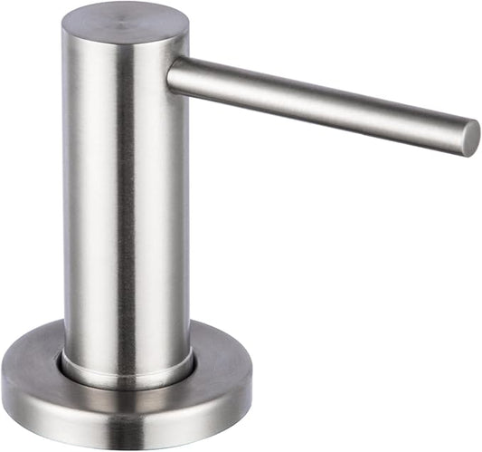 Soap Dispenser for Kitchen Sink Polished Chrome GAPPO Stainless Steel Countertop Pump Hand Lotion Built in Bottlend Lotion Built in Bottle