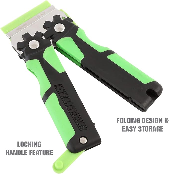 OEMTOOLS 26502 11 Piece Multi-Purpose Razor Blade Scraper, Window Scraper, Sticker Scraper Tool, Flat Blade Scraper, Plastic Razor Scraper