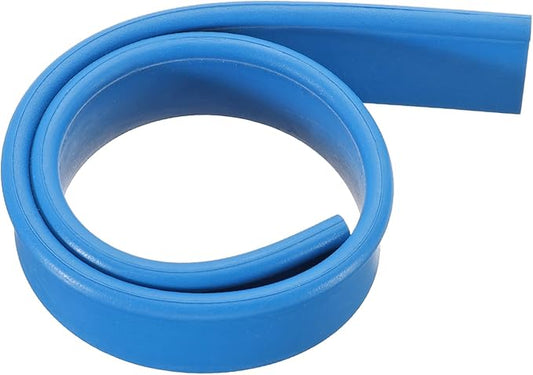 MECCANIXITY Replacement Squeegee Rubber for Window, Glass, Shower Doors, Tile Wall Cleaning, 11.81 Inch, Blue