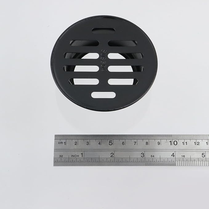 Antrader 2pcs Round Floor Drain Cover,2.6 Inch Stainless Steel Floor Drain,Sewer Drain Cover For Outdoor Yard Pipe Roof Balcony