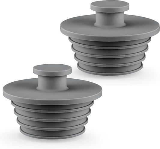 Aluvor Bathtub Stopper 2pcs Sink Stopper Tub Plug Bathroom Shower Drain Plug Silicone Bathtub Drain Plug Tub Drain Stopper Washbasin Stopper