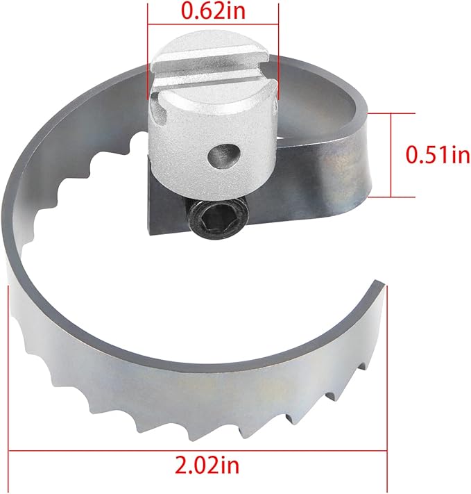 2" Spiral Cutter Fits for Ridgid K-50 K-400 K-3800 Drum/Sectional Machines for 63025 T-209