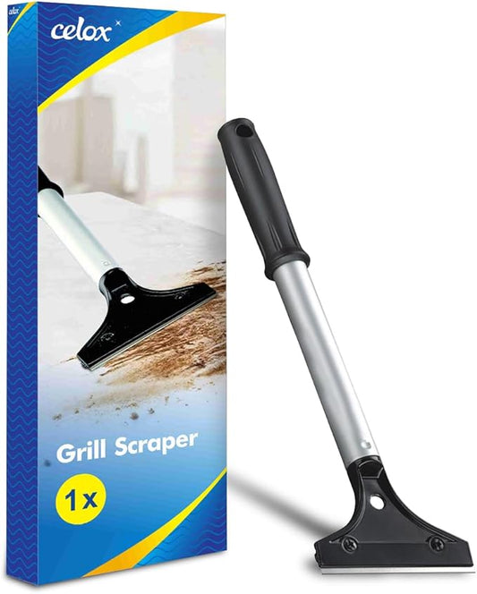 CELOX Razor Blade Scraper with 4 Inch Blade for Cleaning Glass, Window, Stove Top, Putty Knives for Cleaning Sticky Residue, Tile, Wallpaper