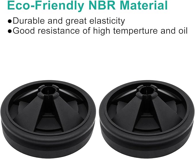 2 Packs 3 3/8" Garbage Disposal Splash Guard, Quiet Garbage Guard Disposal Drain Cover Garbage Disposal Rubber Drain Insert Collar Drain Plugs Sink Splash Guard QCB-AM Replacement (Style A)