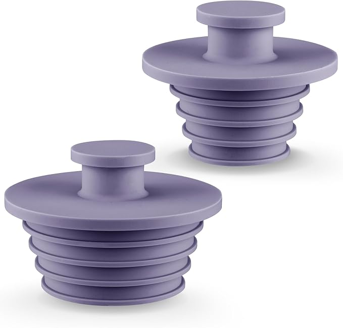 Aluvor Bathtub Stopper 2pcs Sink Stopper Tub Plug Bathroom Shower Drain Plug Silicone Bathtub Drain Plug Tub Drain Stopper Washbasin
