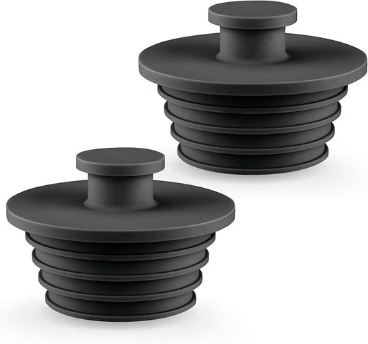 Aluvor Bathtub Stopper 2pcs Sink Stopper Tub Plug Bathroom Shower Drain Plug Silicone Bathtub Drain Plug Tub Drain Stopper Washbasin Stopper