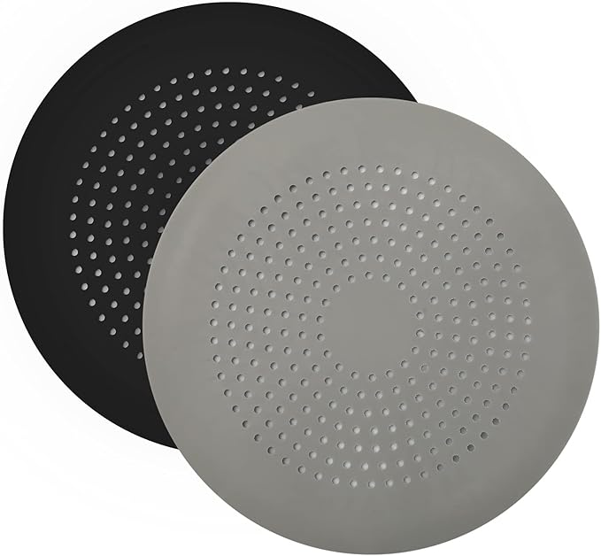 2 Pack Drain Hair Catcher Durable Silicone Hair Stopper Shower Drain Covers Easy to Install and Clean Suit for Bathroom Bathtub and Kitchen
