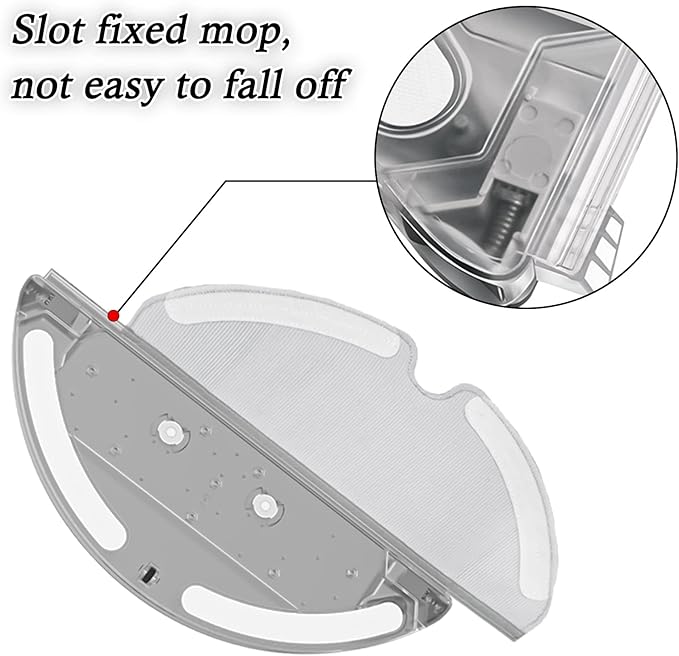 Replacement Parts kit 1 Water Tank 2 Mop Clothes 12 Water Tank Filter for XIAOMI Roborock S50 S51 S55 T61 - Replenishment Vacuum Cleaner Accessory