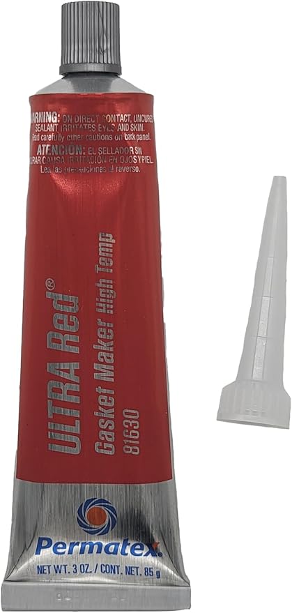 Permatex 81630 Ultra Red High Temperature Gasket Maker, 3 oz