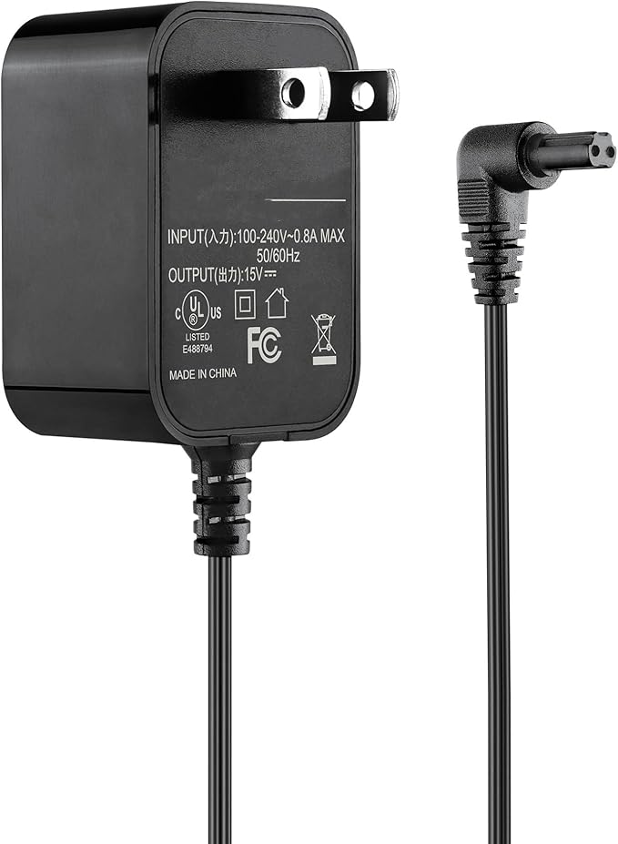 AC Adapter Charger for Black and Decker Floor Sweeper HFS413J33 HFS115J10 Power