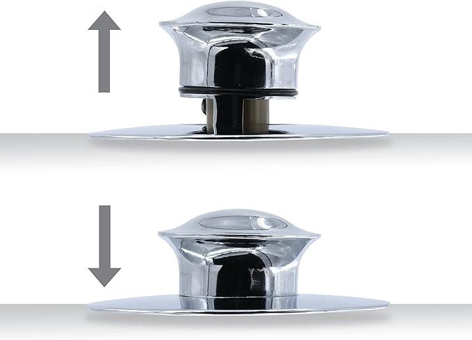 Danco 10528 EZ Drain Cover for Bathtub, Chrome 4.6 x 4.4 x 5.9 inches