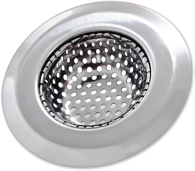Huntonry Bathtub Drain Strainer - 2.79 Inch Hair Catcher, Stainless Steel Shower Drain Cover, Bathroom Sink Strainer Filter Basket, Tub Drain Strainer, Hair Stopper