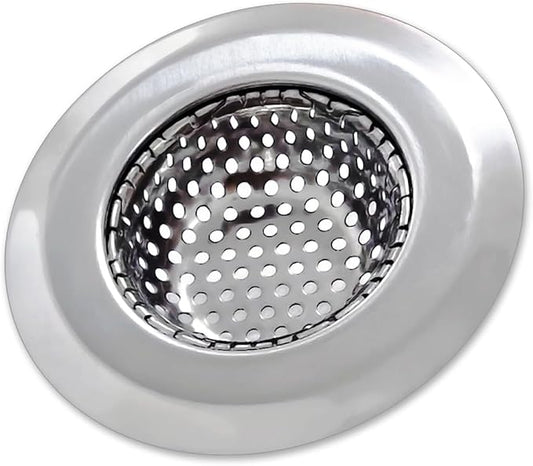 Huntonry Bathtub Drain Strainer - 2.79 Inch Hair Catcher, Stainless Steel Shower Drain Cover, Bathroom Sink Strainer Filter Basket, Tub Drain Strainer, Hair Stopper