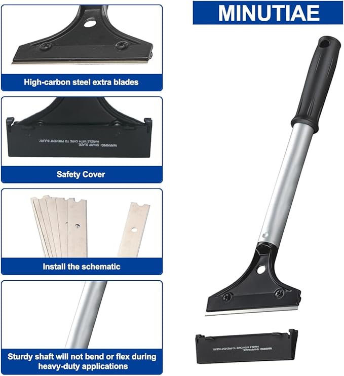CELOX Grill Scraper, Heavy Duty Flat Top BBQ Grill Scraper for Cleaning