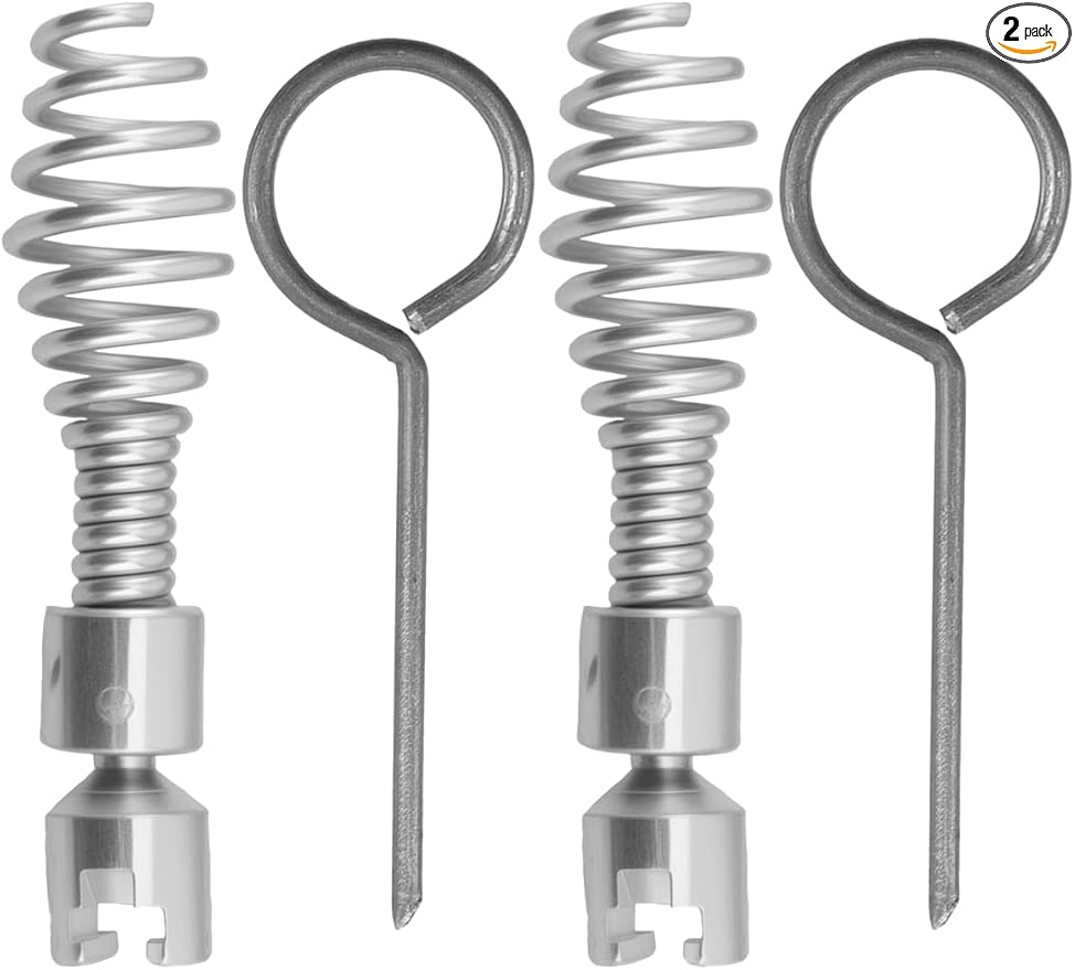 2PCS 63065 Drop Head Auger Fit for K-40 and K-45 Sink Machines,K-50 Sectional Machines,K-3800 and K-400 Drum Machines,110mm High- Strength Steel