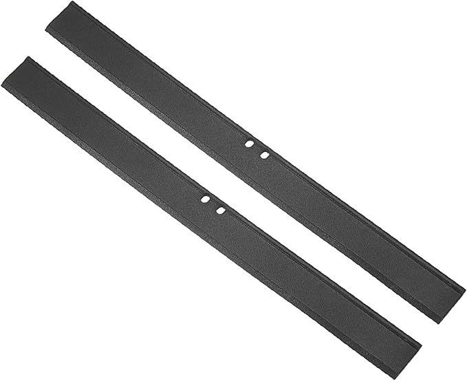 uxcell 2Pcs 10 Inch Window Glass Shower Doors Replacement, Squeegee Rubber for Window Glass Shower Doors Tile Wall Cleaning, Black