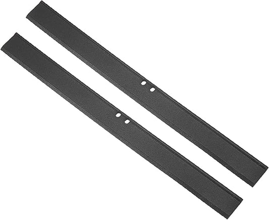 uxcell 2Pcs 10 Inch Window Glass Shower Doors Replacement, Squeegee Rubber for Window Glass Shower Doors Tile Wall Cleaning, Black