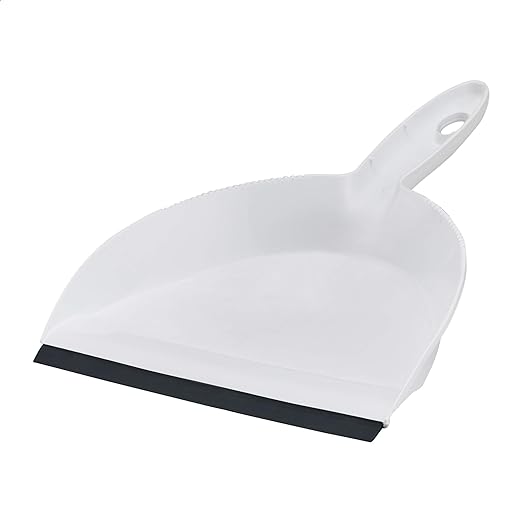 Amazon Basics Small Portable Mini Dustpan and Brush Set for Indoor Outdoor Floor Cleaning, Gray, Pack of 2