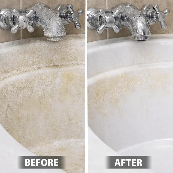 Wellproof Hard Water Stain, Soap Scum, Limescale, Calcium & Rust Remover for Home Appliances – 3X Nanotech Deep Cleaner – No Bleach, No Chemical Fumes – Safe for Family & Washable Hard Surfaces