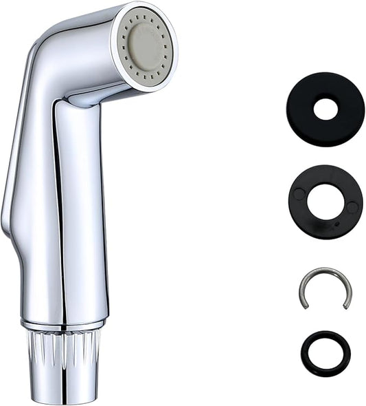 Kitchen Sink Side Sprayer Head Replacement Universal Fit Sink Spray Attachment, Household Kitchen Sink Sprayer Replacement Parts, Chrome Finish