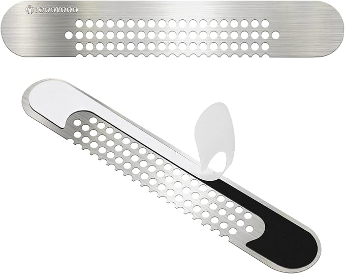 25PCS 304 Stainless Steel More Durable Window Weep Hole Screen Patch Drain Quickly PET Self Adhesive More Sticky & Waterproof (2.36in*0.39in(6cm*1cm))
