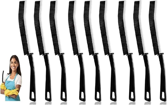 9 PCS Crevice Cleaning Brush,Hard Bristle Crevice Cleaning Brush,Crevice Cleaning Tool is Effective to Clean The Small Gap of Kitchen, tolilet and Windows.