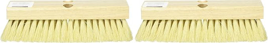 08755 Tampico Deck Scrub Brush with 1 Tapered and 1 Threaded Hole, 10-Inch (Pack of 2)