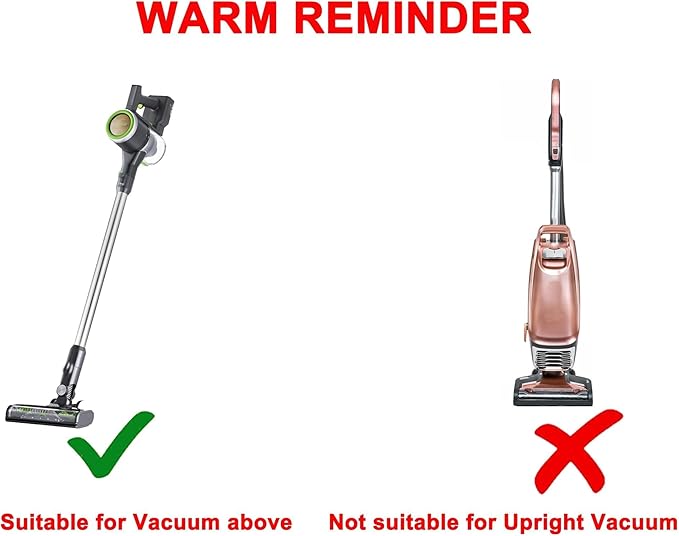 EZ SPARES Installation-free Vacuum Stand Frame,Storage Docking Station Holder,Metal Bracket,bigger base,Compatible with Dys,Eureka,tineco,dreametech,Fit Most Stick Vacuum Cleaner(White)