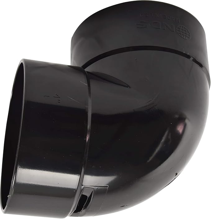 NDS 322G* Pop-Up Drainage Emitter with Elbow, fits 3-Inch Sewer and Drain Pipe, Works with Drainage Systems Including Catch Basins and Channel Drains, Green