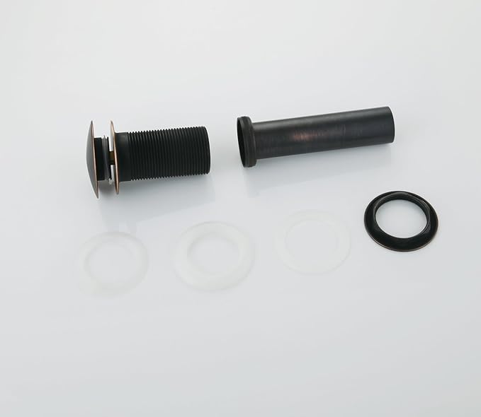 SUMERAIN Pop Up Drain Without Overflow,Oil Rubbed Bronze Bathroom Vessel Sink Pop Up Drain Stopper