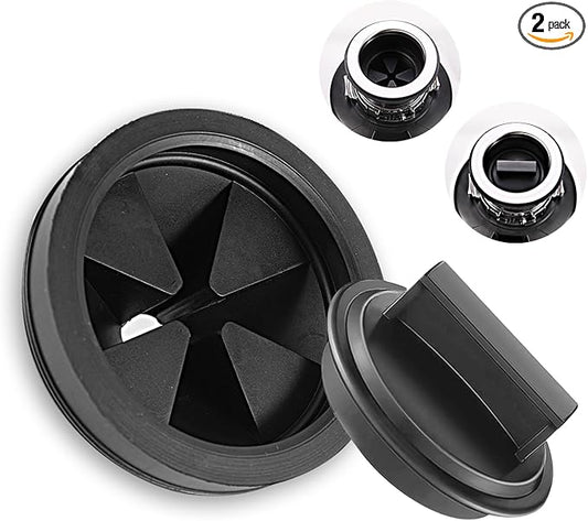 RQYEKDO Garbage Disposal Splash Guards 3 1/8 Inch，Rubber Garbage Disposal Drain Plugs and Covers, Food Waste Disposal Stopper Accessories for Waste King, Whirlaway,Sinkmaster and GE Models
