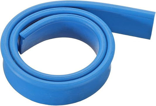 MECCANIXITY Replacement Squeegee Rubber for Window, Glass, Shower Doors, Tile Wall Cleaning, 15.75 Inch, Blue