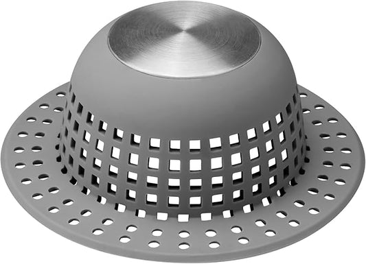 Aluvor Shower Drain Hair Catcher Bathtub Drain Cover Shower Protector for Pop-Up & Regular Drains