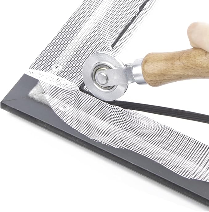 King&Charles Screen Roller Tool, Roller with Bearing - Screen Repair/Spline Tool to Installing/Replace Window Mesh.
