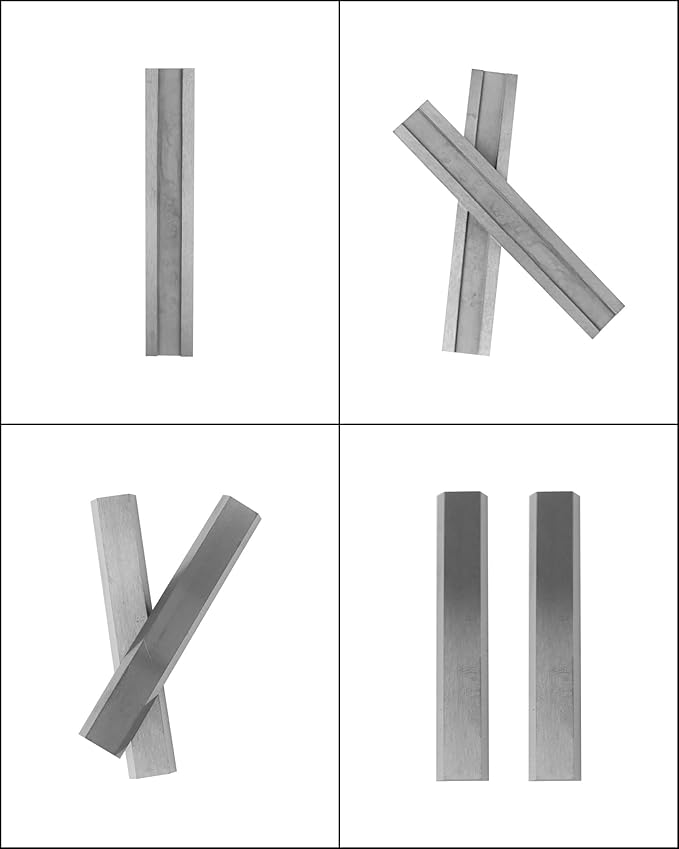 2" Carbide Paint Scraper Blades, Double-Edged Reversible Replacement Tungsten Steel Blades, Fit for 2in scraper, for Removing Paint, Wood, Glue and Grout - 2pcs