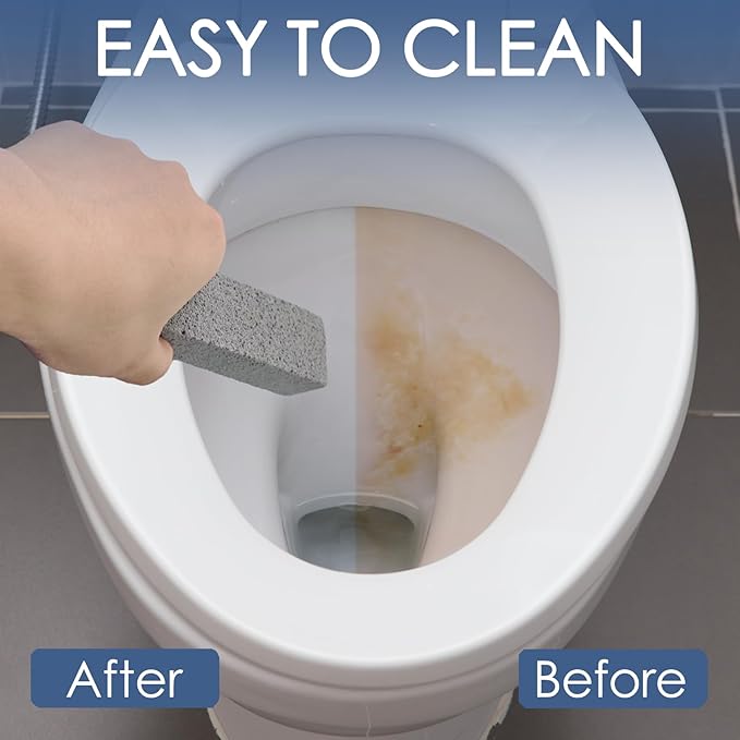 50 Pieces Pumice Stone for Toilet Bowl Cleaning, Pumice Scouring Stick Hard Water Stain Remover, Cleaning Pumice Stones for Toilet, Stove, Oven, Bathroom, Grill, Kitchen, Sinks