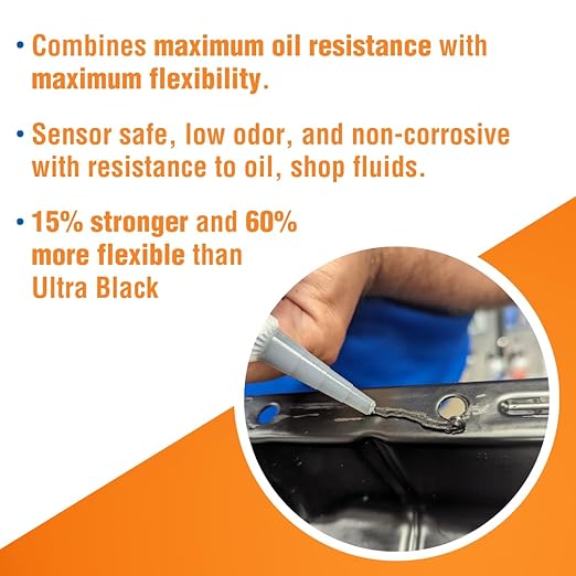Permatex 27237 Optimum Black Gasket Maker, 13 oz