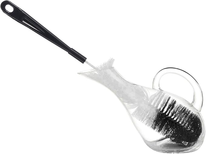 ALINK 16 inch Extra Long Black Bottle Cleaning Brush Cleaner for Washing Narrow Neck Beer/Wine/Thermos, Sport Well/Brewing Bottles/Hummingbird Feeder