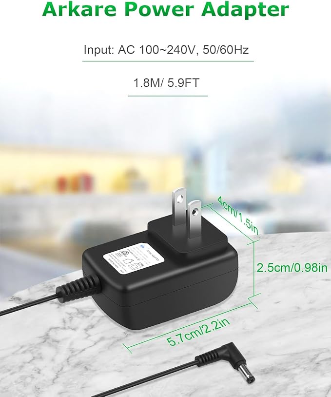 Charger for Shark VACMOP VM200(Old Version) VM190 VM200C VM20026 Pro Cordless Hard Floor Vacuum Mop 13.3V Adapter for Shark Vacmop UM200 UM205 VC200 VC205 Shark Vacmop Replacement Charger 6.2FT