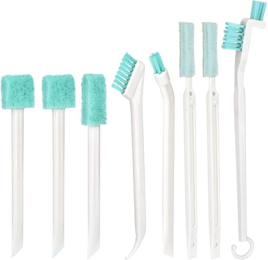 Small Cleaning Brushes for Household Cleaning Deep Detail Crevice Cleaning Tool Kit Tiny Scrub Cleaner Brush for Small Holes Corner Space Gaps Keyboard Bottle Window Seal Sill