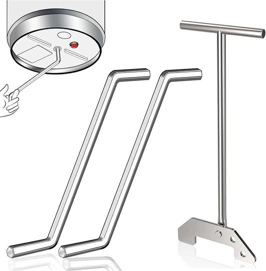 Woiron Garbage Disposer Unjamming Wrench with 2 PCS Allen Wrench Tool for Removing Clogs Above The Sink