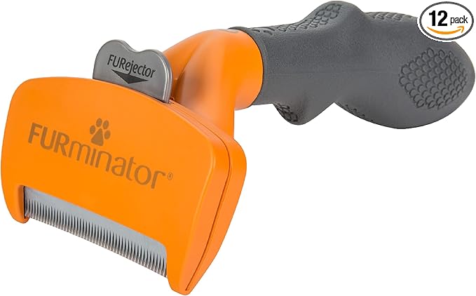 FURminator Medium Dog Undercoat deShedding Tool,Short Hair,Reduces Loose Hair from Shedding,(Pack of 12)