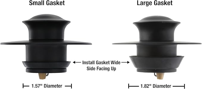 Danco EZ Drain Cover in Matte Black (12355)